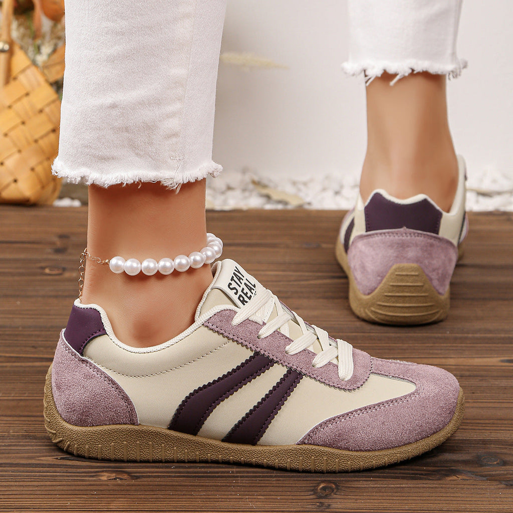 Baskets orthopédiques pour femme avec soutien de la voûte plantaire, coupe large