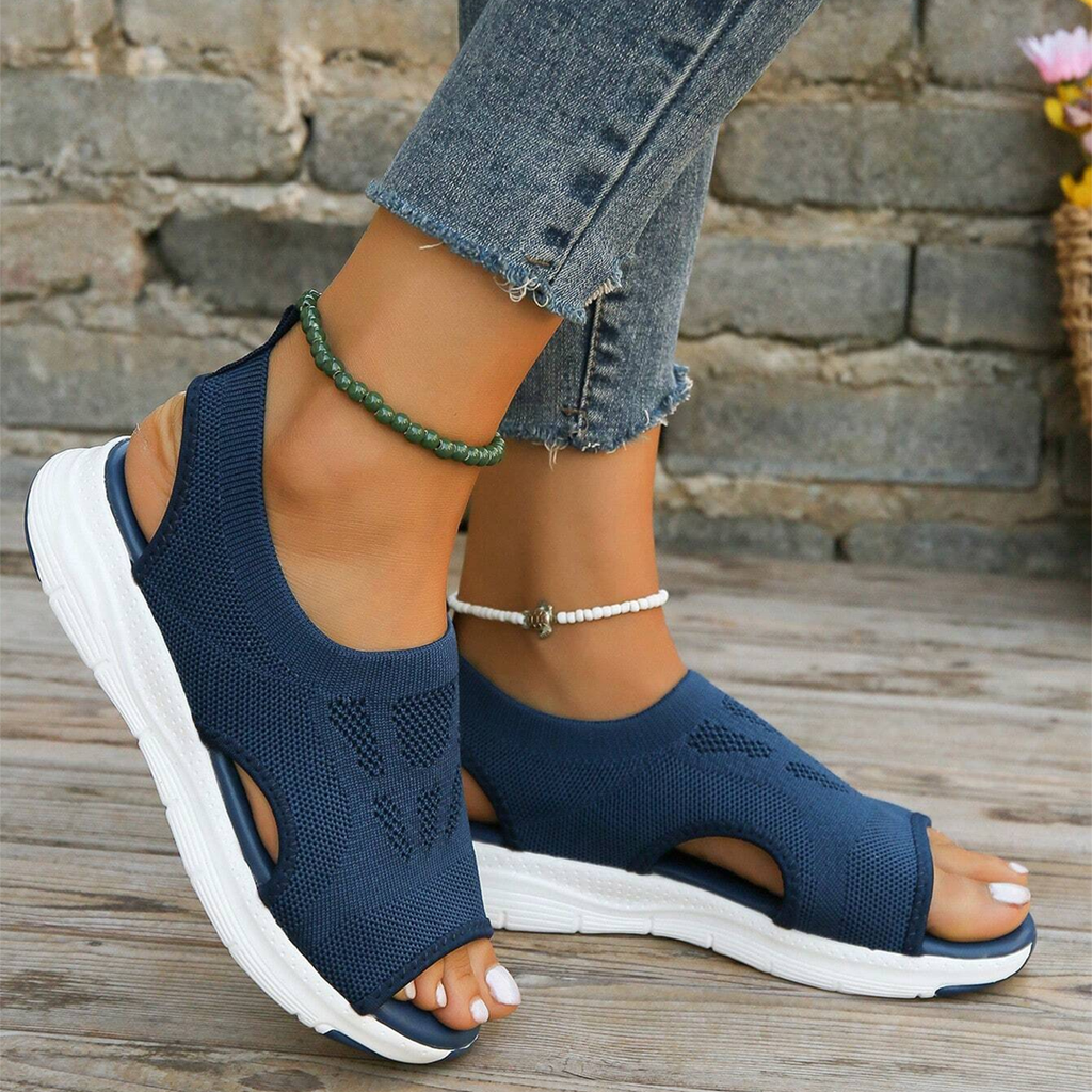 Sandales de marche orthopédiques pour femme avec soutien de la voûte plantaire et confort amorti