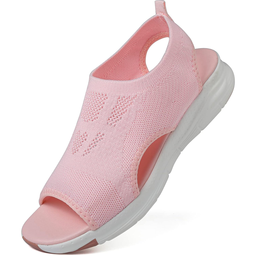 Sandales de marche orthopédiques pour femme avec soutien de la voûte plantaire et confort amorti
