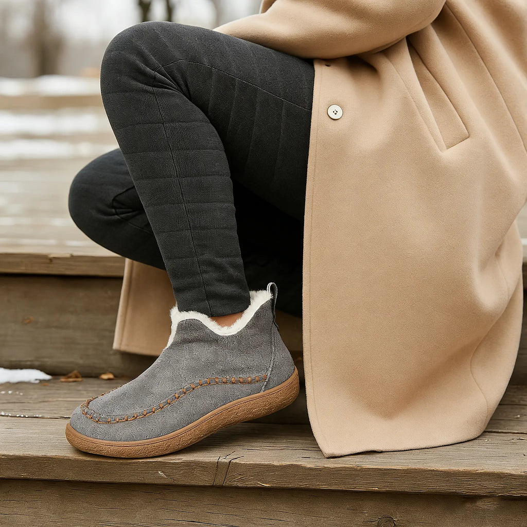 Chaussons orthopédiques barefoot chauds pour femme – hiver