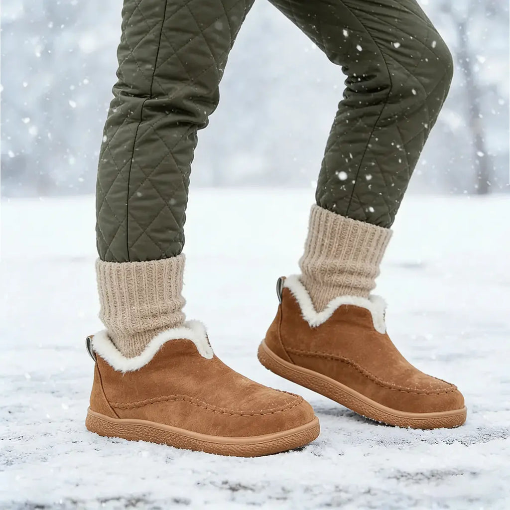 Chaussons orthopédiques barefoot chauds pour femme – hiver
