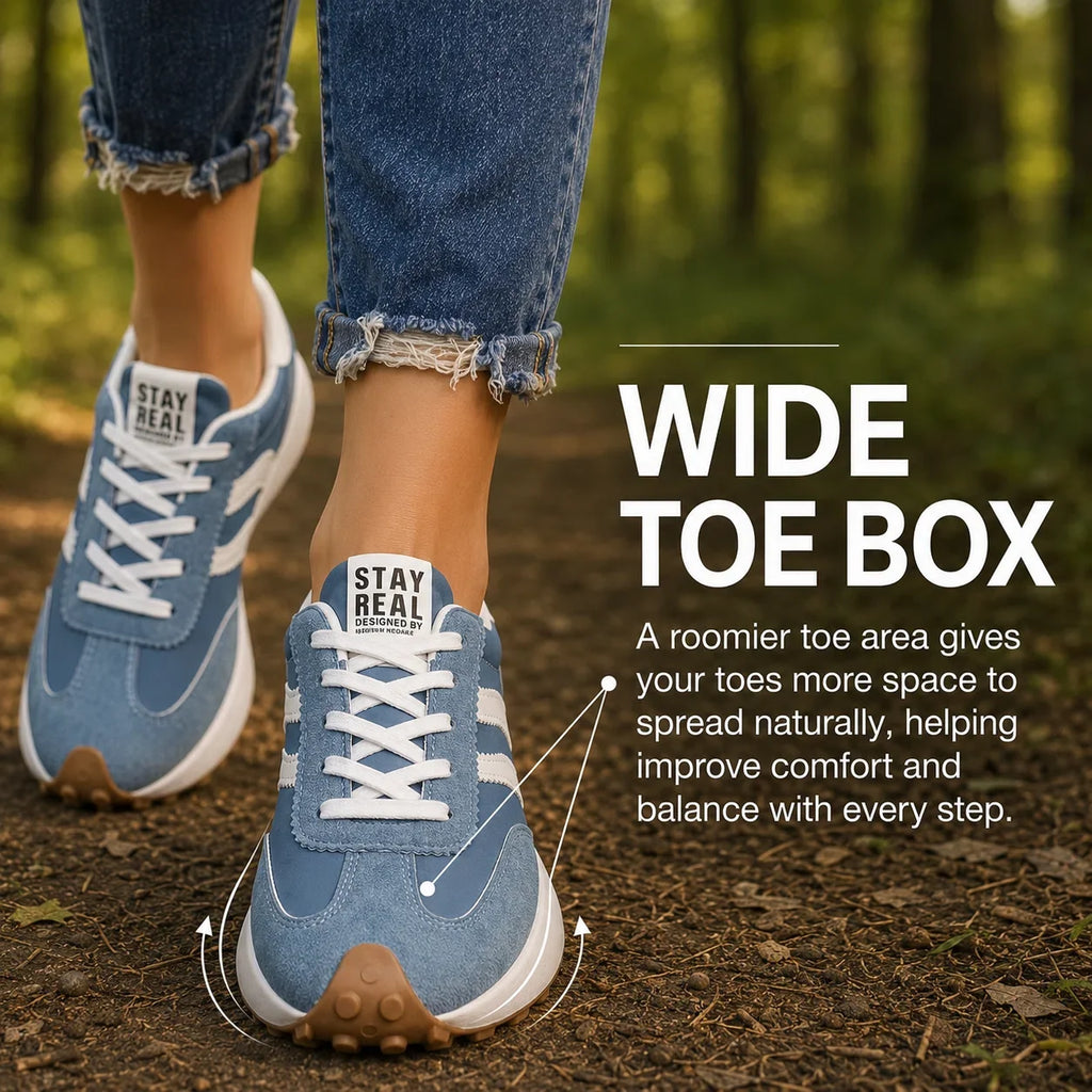 Baskets orthopédiques légères et confortables pour femme