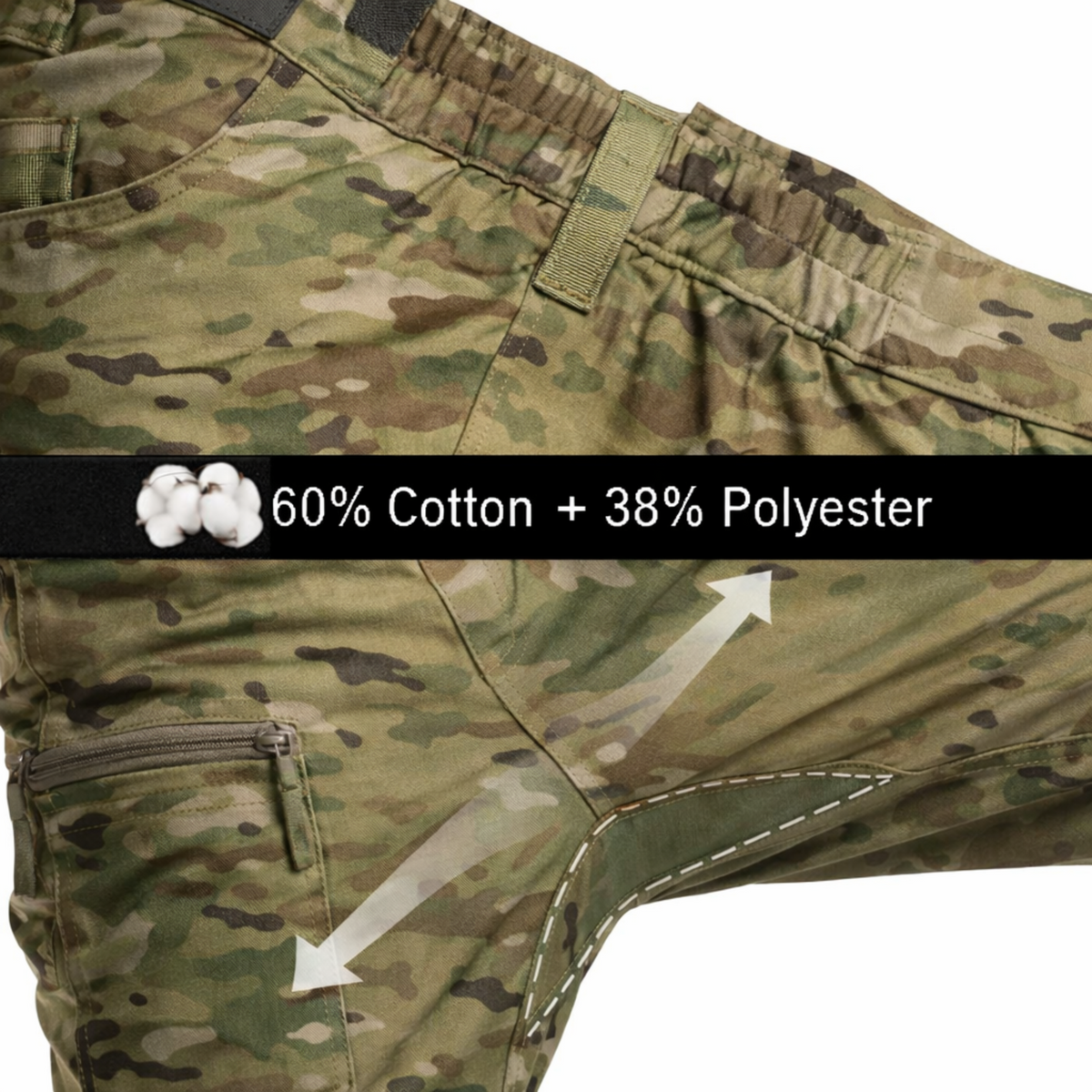 Pantalon cargo tactique déperlant pour homme – pantalon d'extérieur