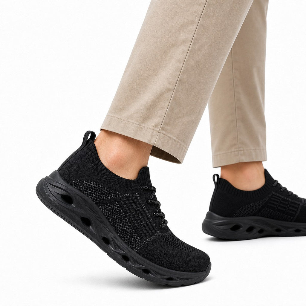 Chaussures de marche orthopédiques à bout large et soutien de la voûte plantaire – baskets confort unisexe