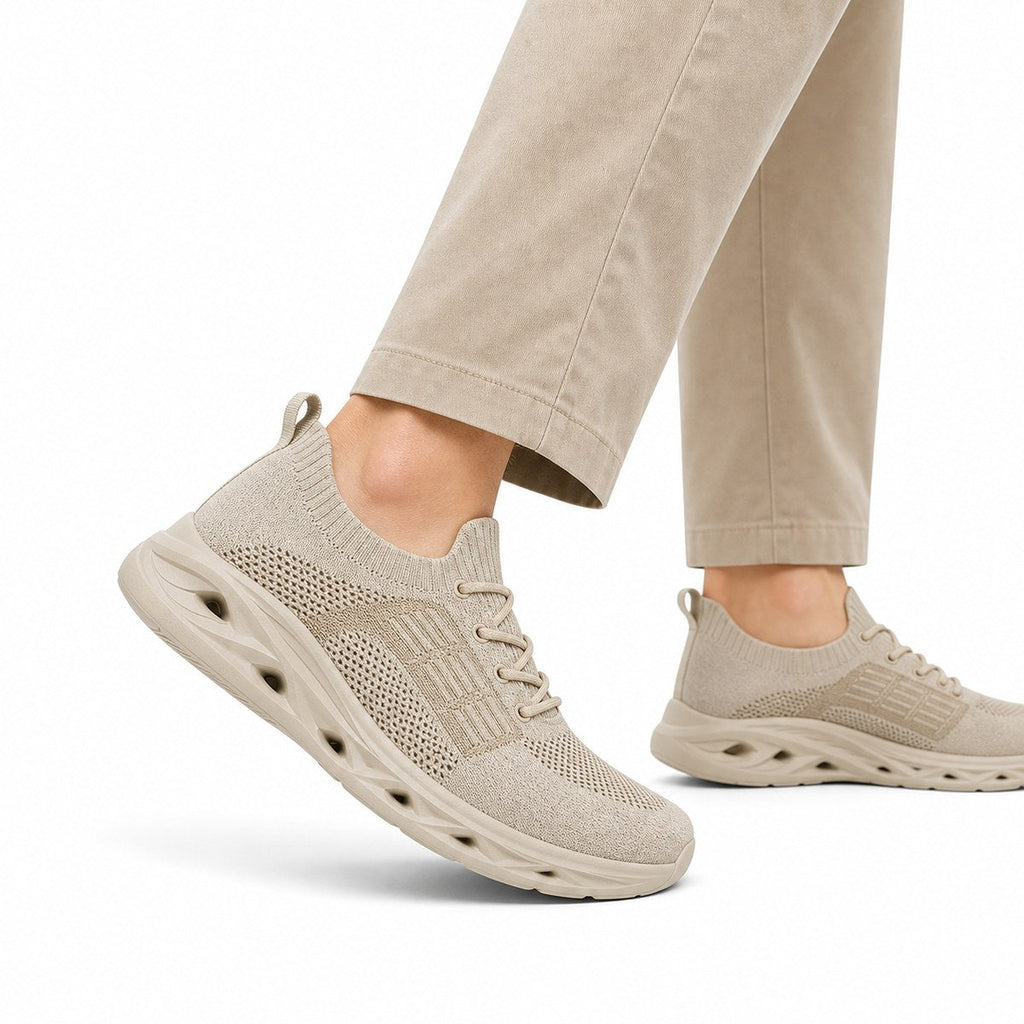 Chaussures de marche orthopédiques à bout large et soutien de la voûte plantaire – baskets confort unisexe