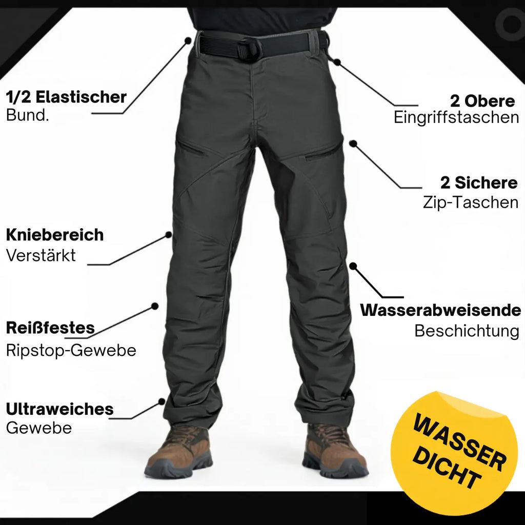 Pantalon de travail tactique extensible pour homme – pantalon d'extérieur déperlant