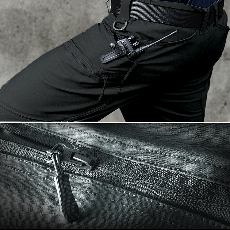 Pantalon de travail tactique extensible pour homme – pantalon d'extérieur déperlant