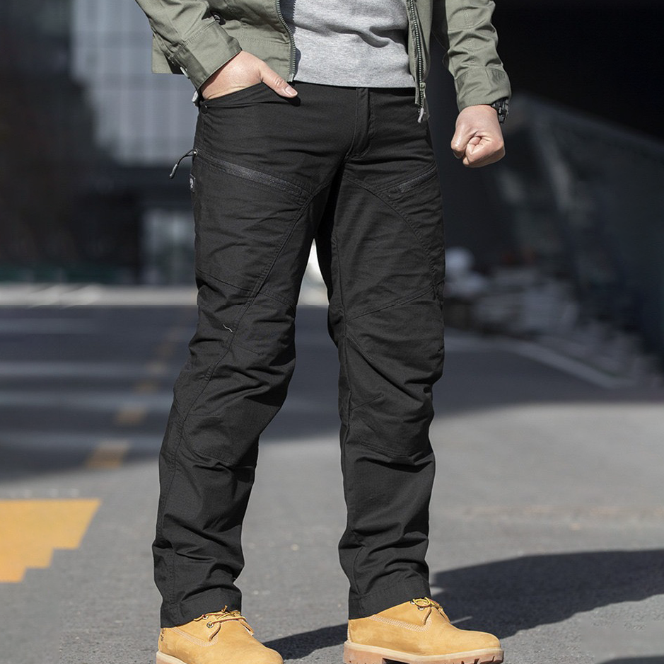 Pantalon de travail tactique extensible pour homme – pantalon d'extérieur déperlant