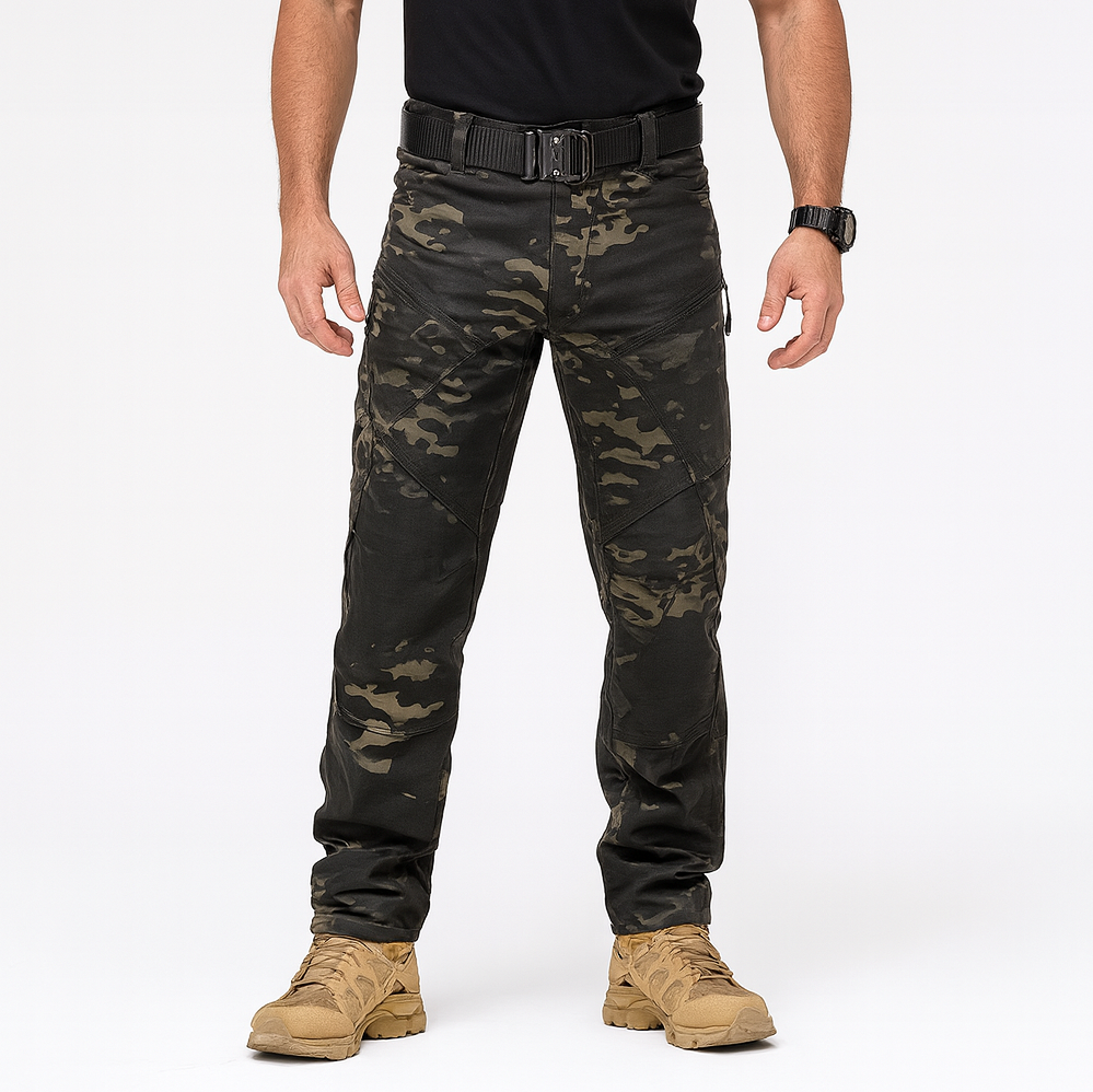 Pantalon cargo tactique extensible pour homme – pantalon d'extérieur déperlant