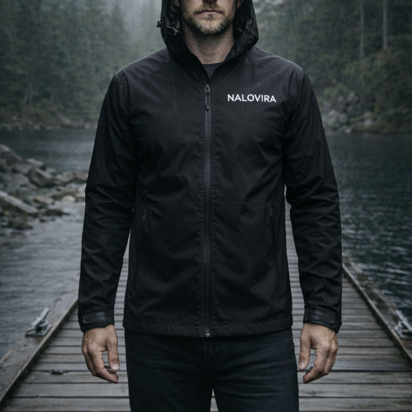 Veste unisexe légère imperméable pour l'extérieur et le quotidien