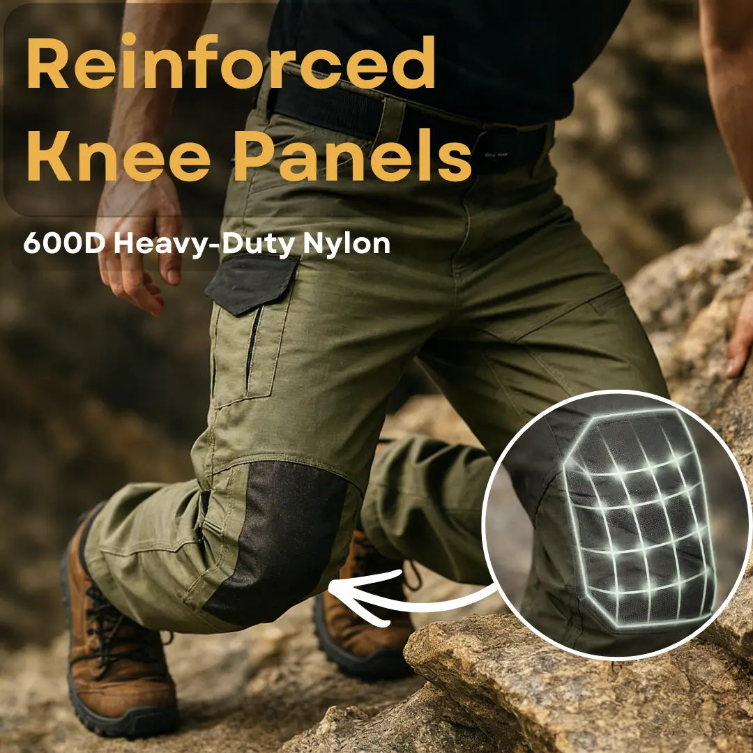 Pantalon cargo pour homme – pantalon ripstop déperlant pour la ville et l'extérieur