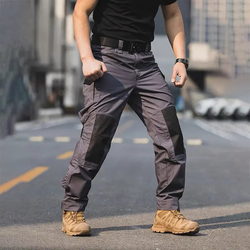 Pantalon cargo pour homme – pantalon ripstop déperlant pour la ville et l'extérieur