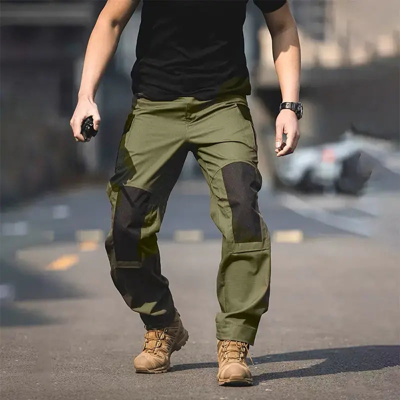 Pantalon cargo pour homme – pantalon ripstop déperlant pour la ville et l'extérieur