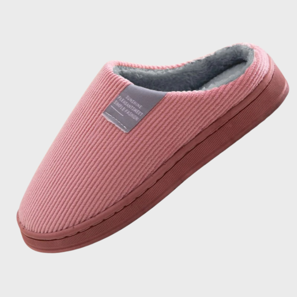 Chaussons orthopédiques en coton peluche – chauds et antidérapants