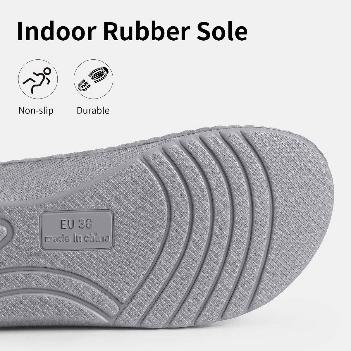 Chaussons orthopédiques en velours côtelé – doublure peluche chaude, usage intérieur