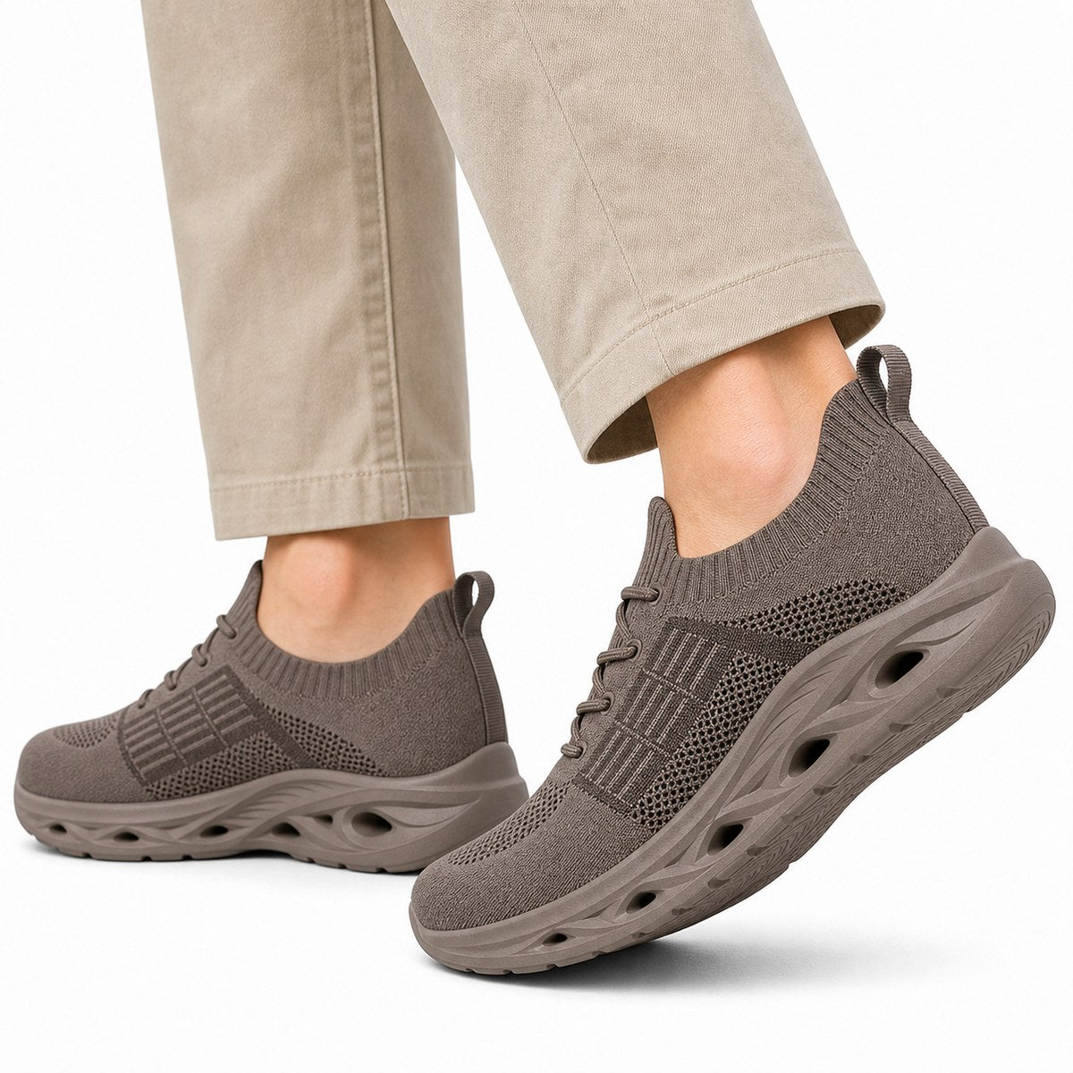 Baskets de marche orthopédiques à bout large – unisexe