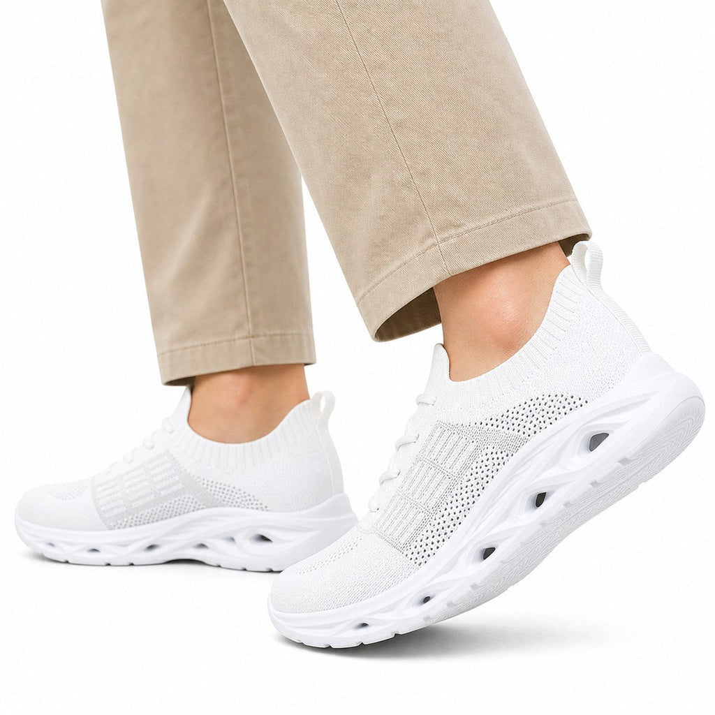 Chaussures de marche orthopédiques à bout large et soutien de la voûte plantaire – baskets confort unisexe